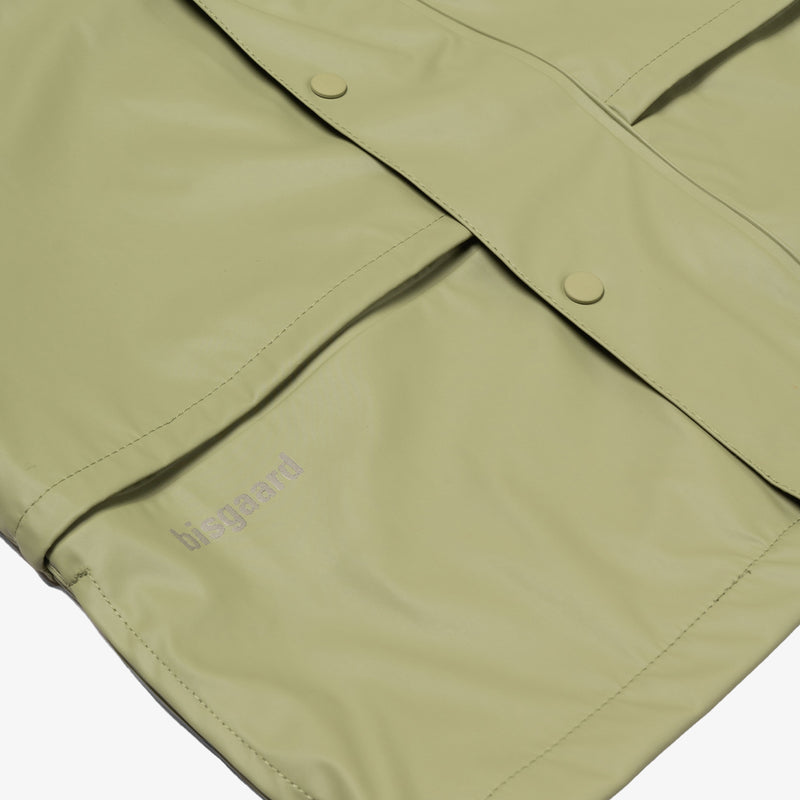 aarhus rain jacket wool palma - Grün