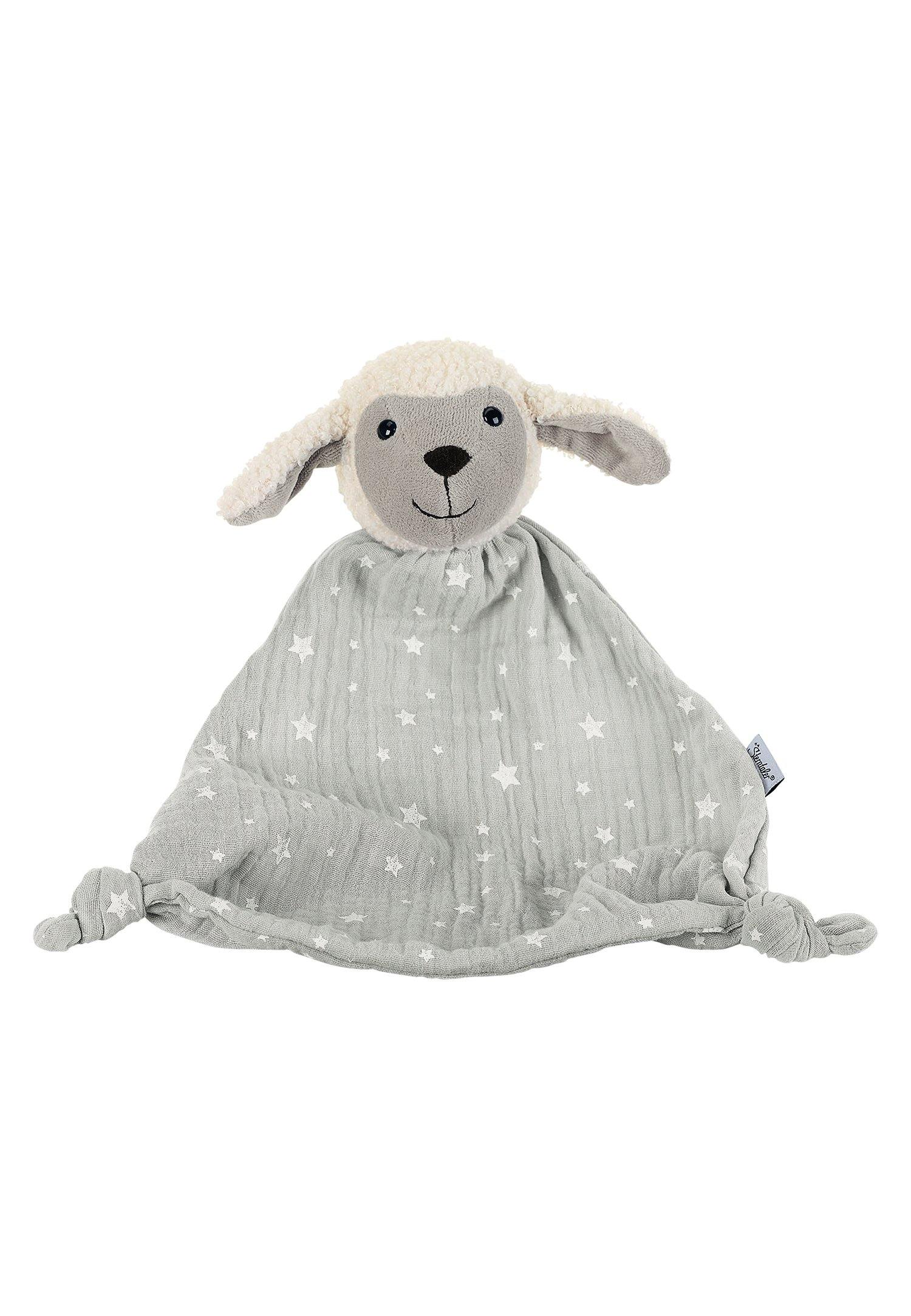 Schmusetuch Schaf Stanley in Grau, 30 cm
