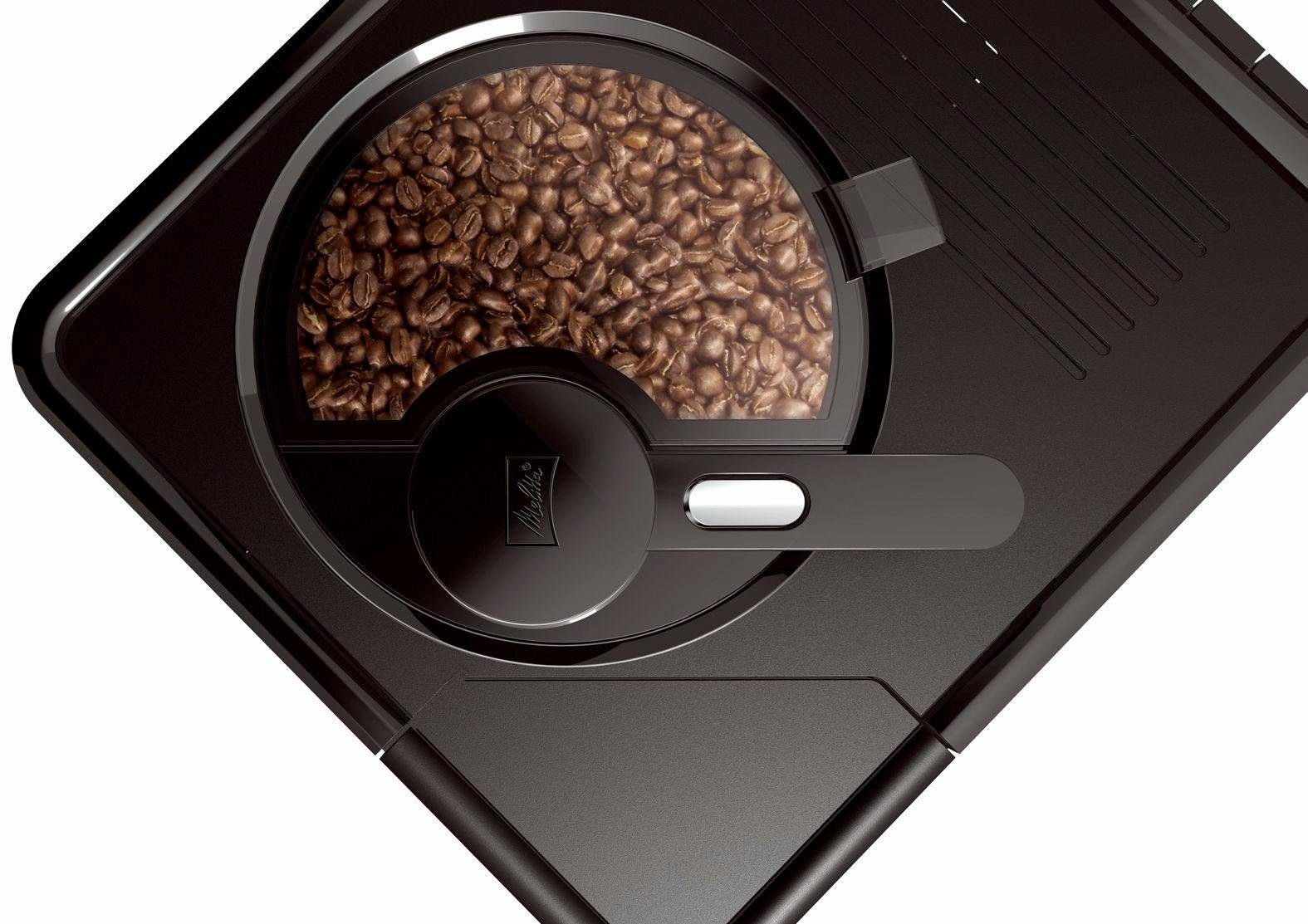 Melitta Kaffeevollautomat Varianza® CSP F57/0-101, silber, Tassenindividuell dosieren: My Bean Select, 10 Kaffeerezepte