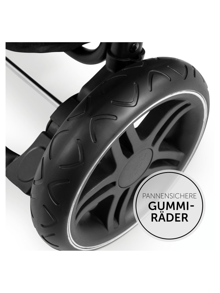 Hauck Buggy Rapid 4D (bis 25 kg) - XL Verdeck & in schwarz,beige günstig kaufen onesize