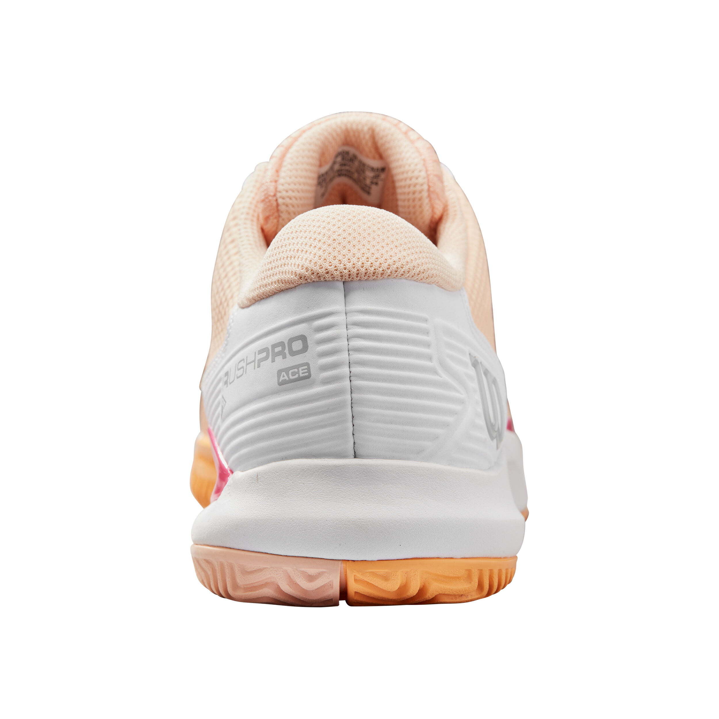 Rush Pro ACE AC Allcourtschuh Damen - Apricot, Weiß