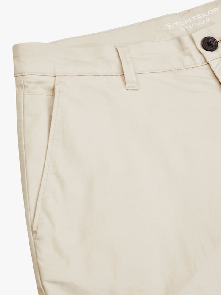 Tom Tailor Stoffhose / Chino TT Chino SMU regular/straight in Beige günstig kaufen
