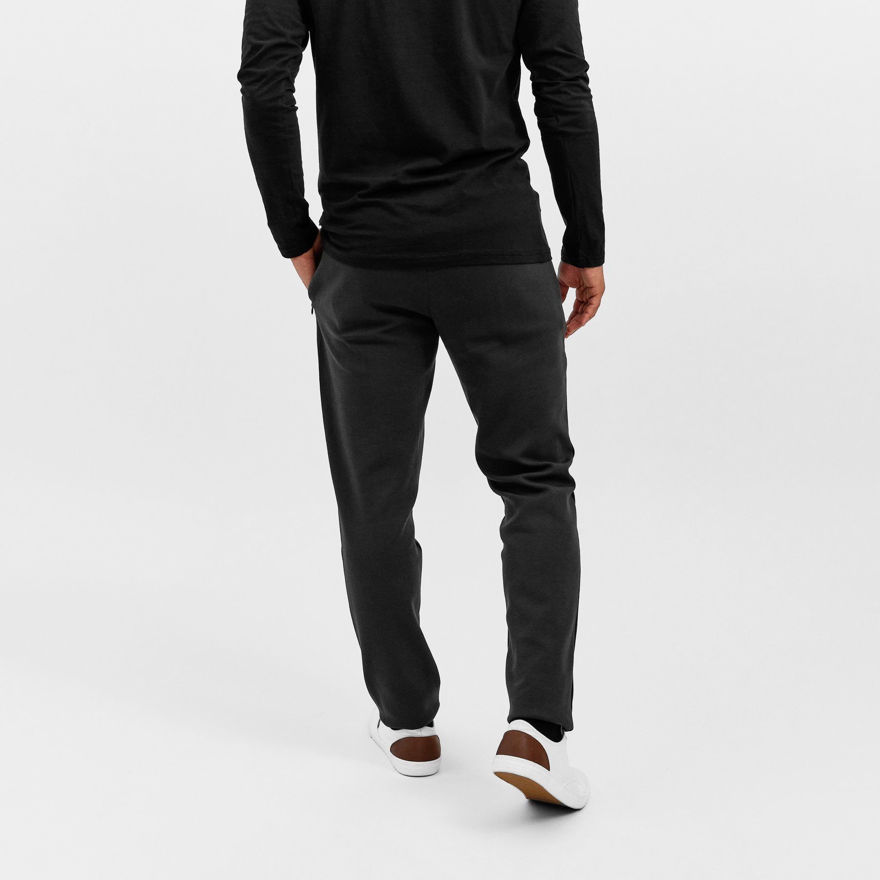 Papas Shorts Relaxhose Schicke und bequeme Freizeithose Jogginghose Jogger für den Alltag (1-tlg) aus Baumwolle mit sicheren Reißverschlusstaschen