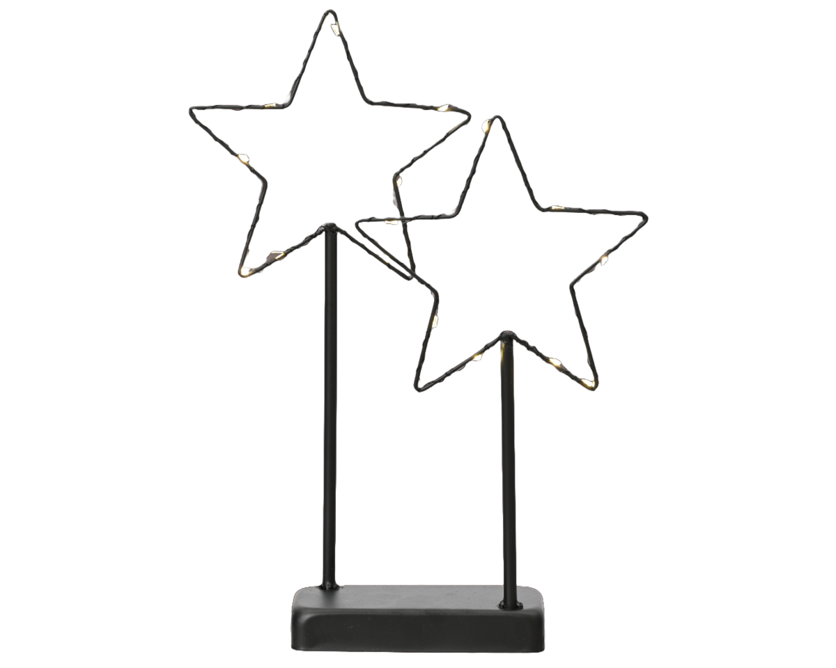 Micro LED Sterne Warmweiß 34 cm