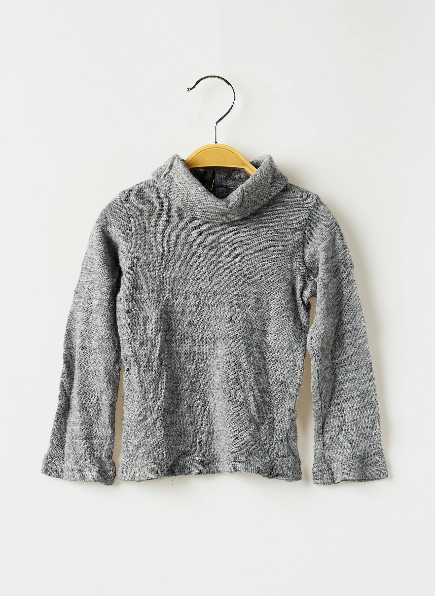 L Ile Aux Fees Cols Roules Fille couleur gris
