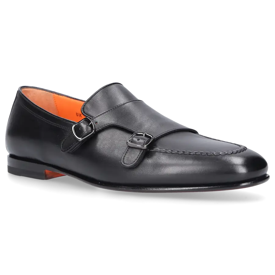 Santoni - Loafer 16848 schwarz - schwarz
