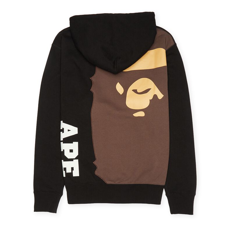 A Bathing Ape Giant Ape Head Relaxed Fit Pullover Hoodie M C black