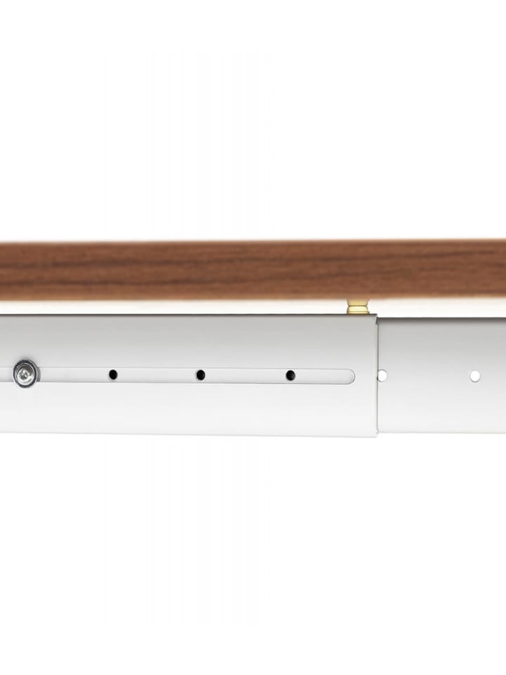 KADIMA DESIGN Höhenverstellbarer Schreibtisch aus Holz Metall | Modern Elegant in Braun-Weiß günstig kaufen