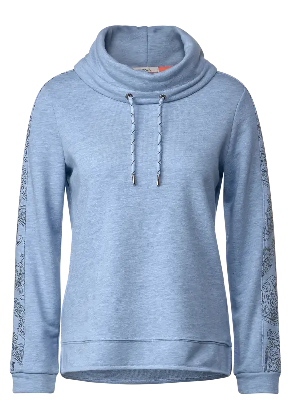 CECIL Sweatshirt mit Volumenkragen