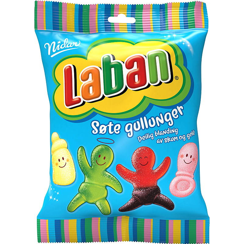 Nidar Laban Søte gullunger 200 g