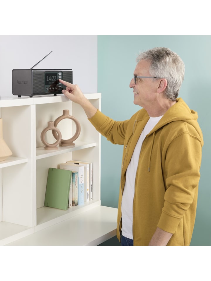 Hama DR2002BT, FM/DAB /Bluetooth® in Schwarz günstig kaufen onesize
