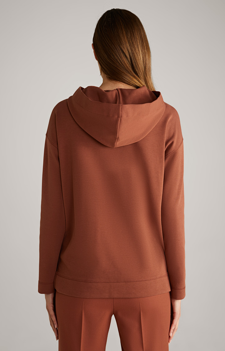 Hoodie in Braun