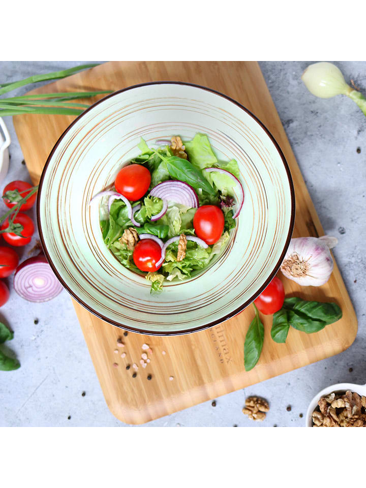 Wilmax 3er-Set: Salatschüsseln in Grün - Ø 22,5 cm günstig kaufen onesize
