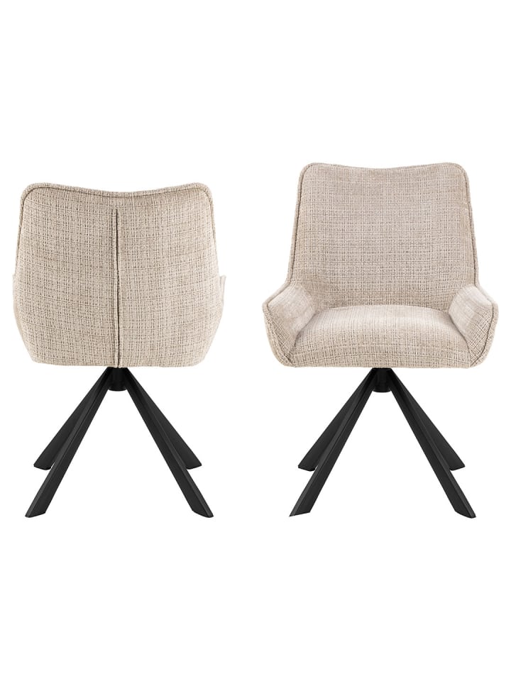 ebuy24 Esszimmerstuhl Eddie Beige 2er Set günstig kaufen onesize