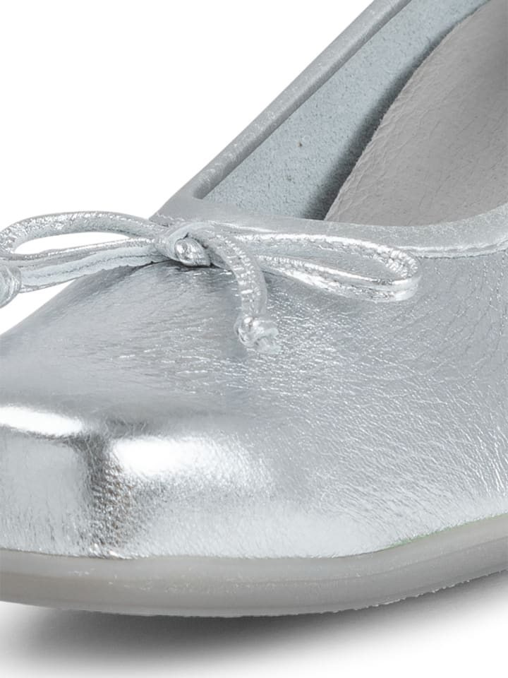 VITAFORM Hirschleder Ballerinas in silber günstig kaufen