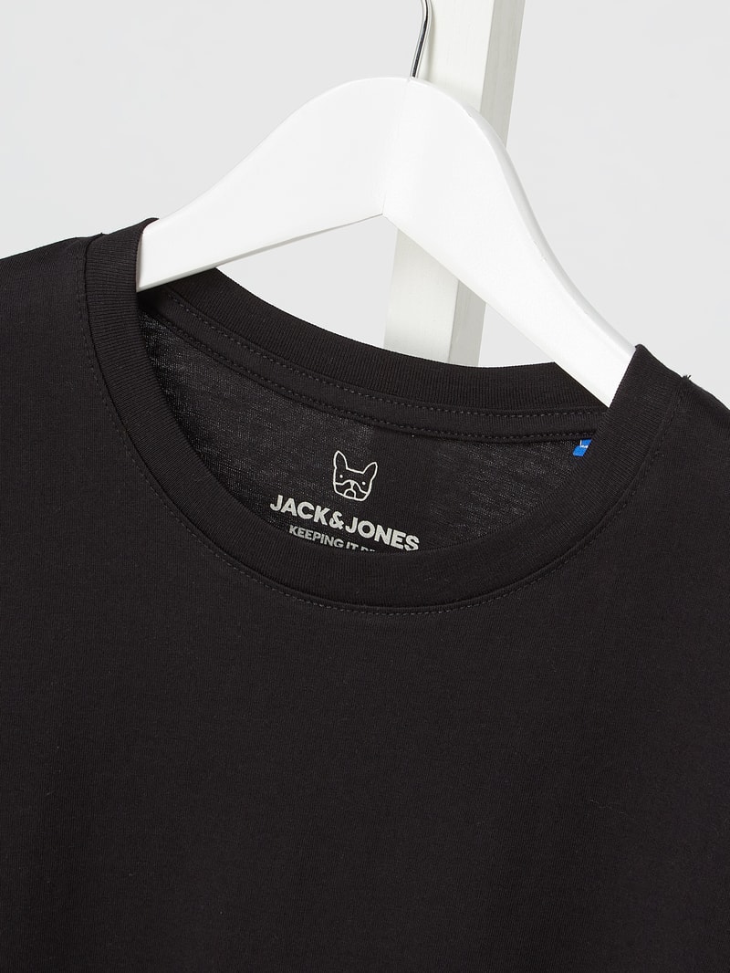 T-Shirt aus Bio-Baumwolle in schwarz