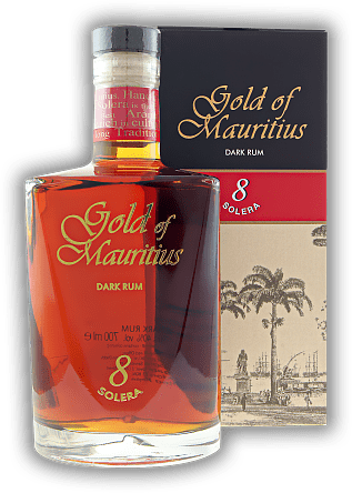 Gold of Mauritius Dark Rum 8 Solera Gold of Mauritius Dark Rum 8 Solera  0,7	 Liter - Vol 40%