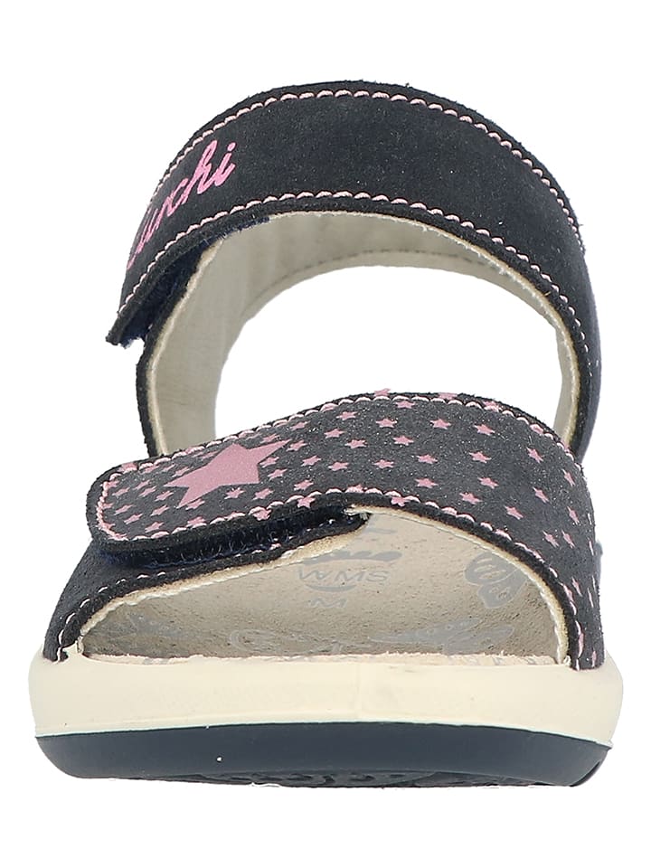 Lurchi Leder-Sandalen in Dunkelblau günstig kaufen