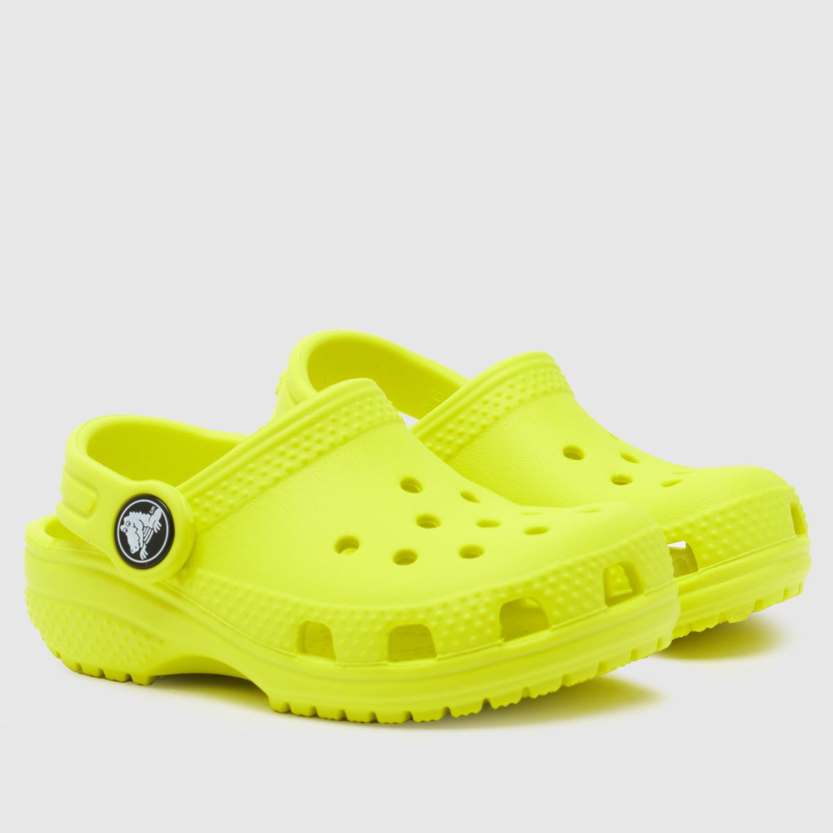 Crocs gula klassiska träskor för småbarn
