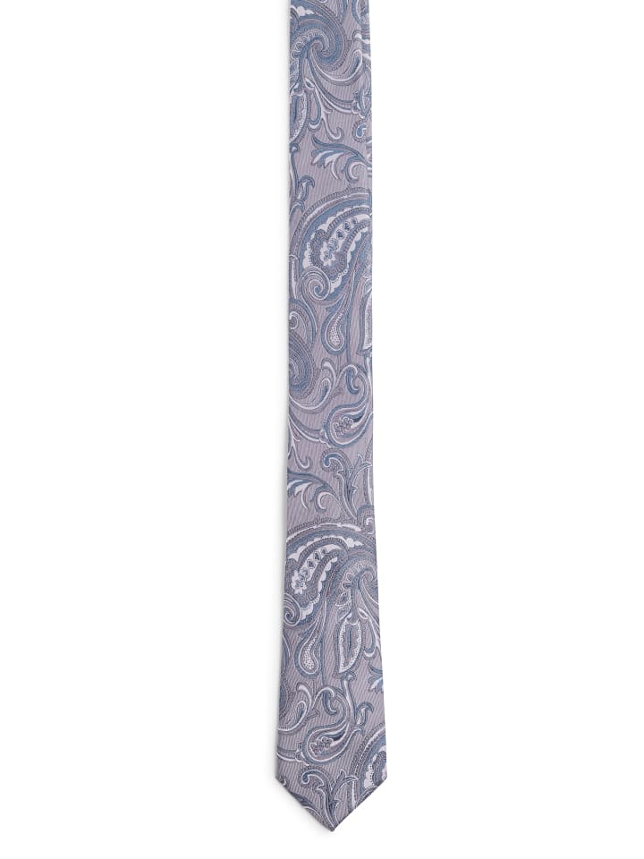 Andrew James Seidenkrawatte in silber blau - 0001 günstig kaufen onesize