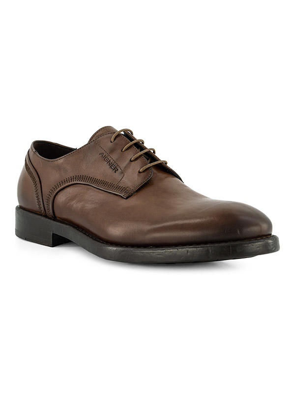 AIGNER, Derby, Leder, cognac