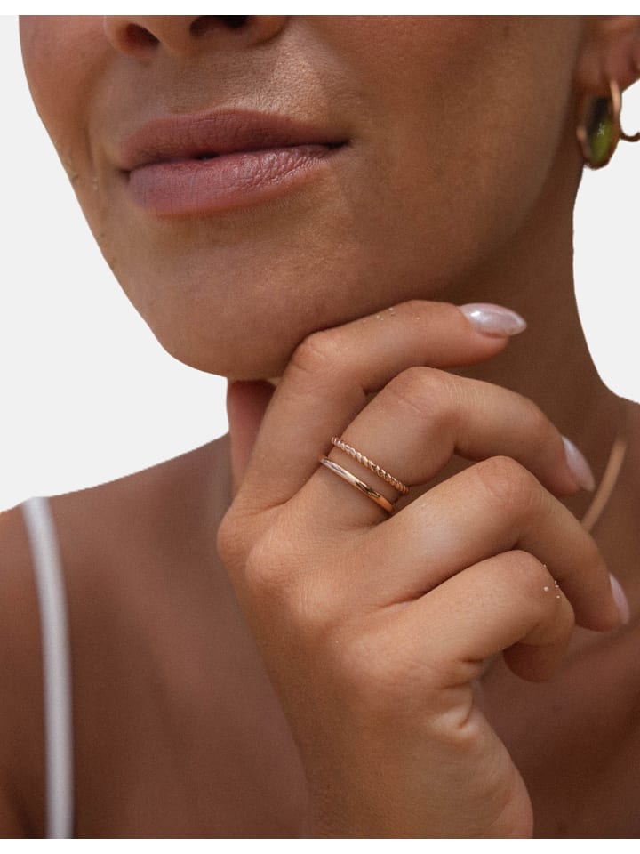 PURELEI Ring Mau in Rosegold günstig kaufen