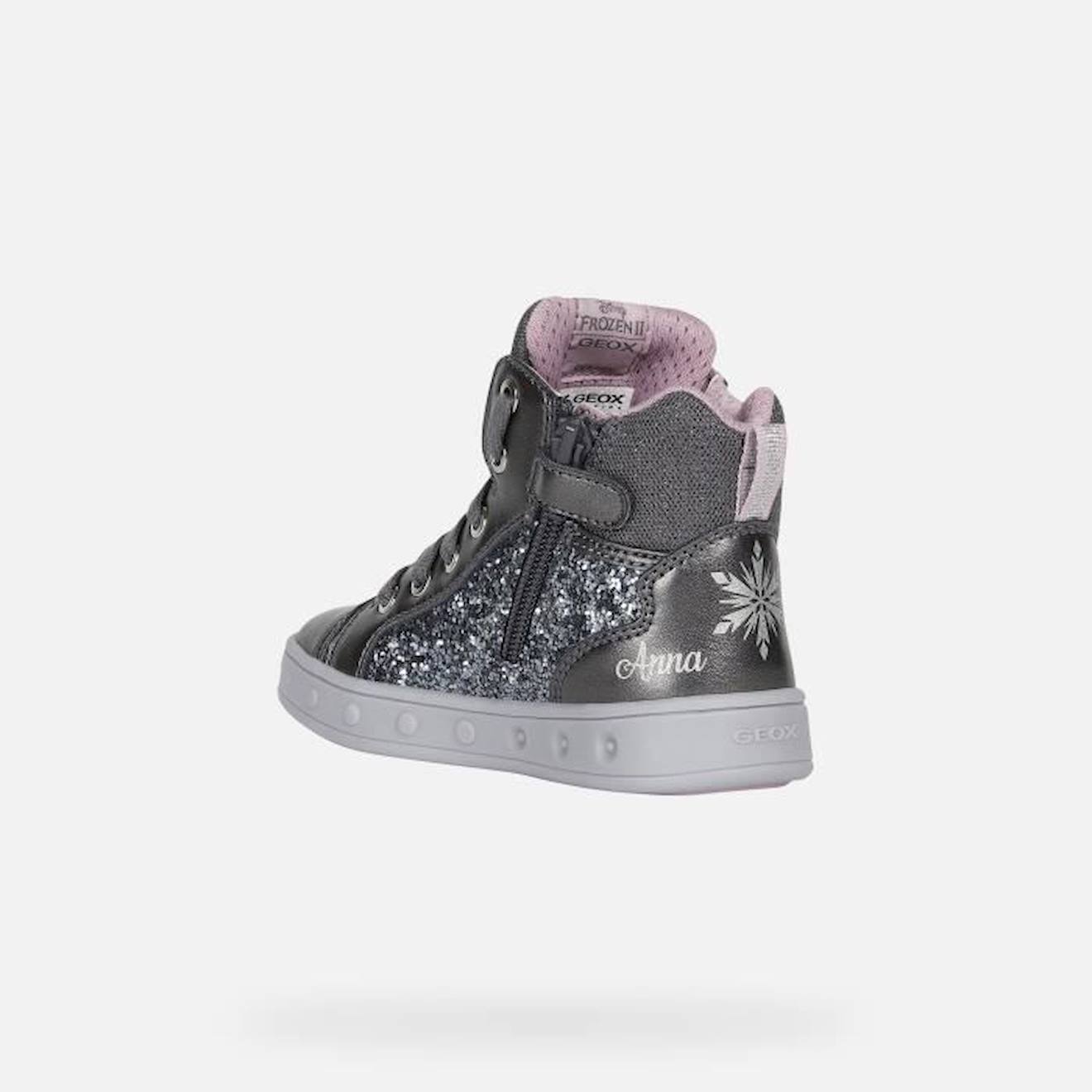 Geox Tennis Baskets basses J SKYLIN Fille gris