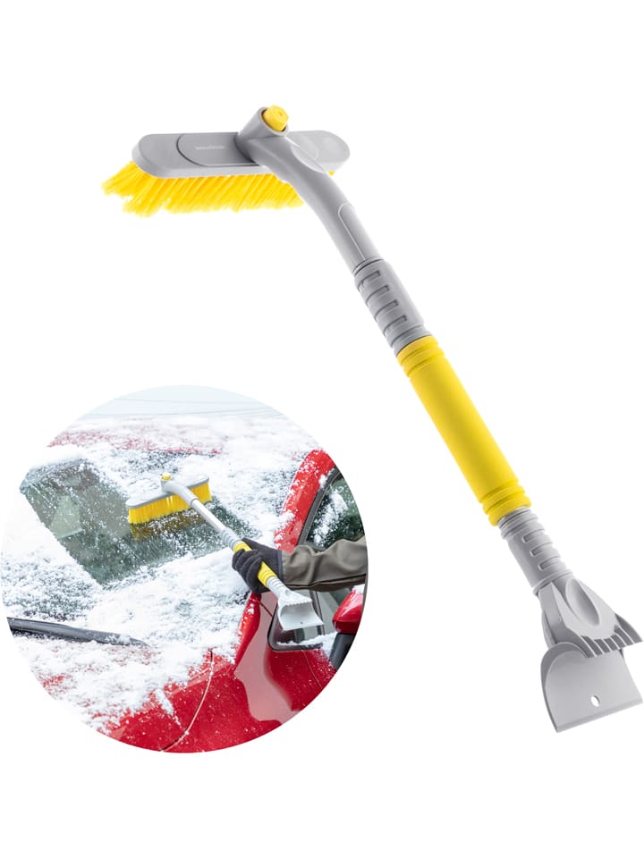 InnovaGoods 3in1 Teleskop-Eiskratzer in Grau/ Gelb günstig kaufen onesize