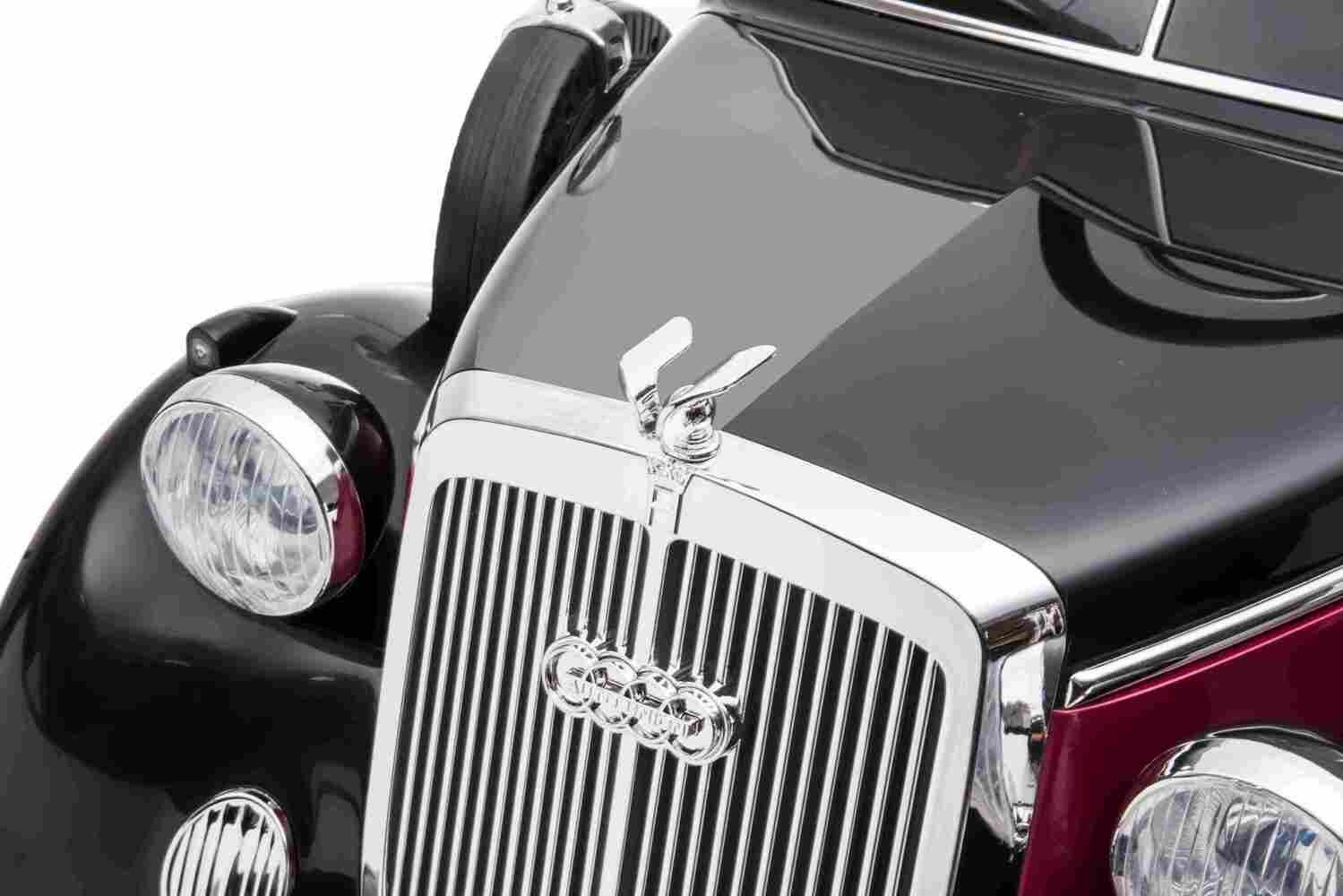 BoGi electric children's car Audi Horch children's vehicle 930V 2x120W vintage EVA 1xchild 1xadult