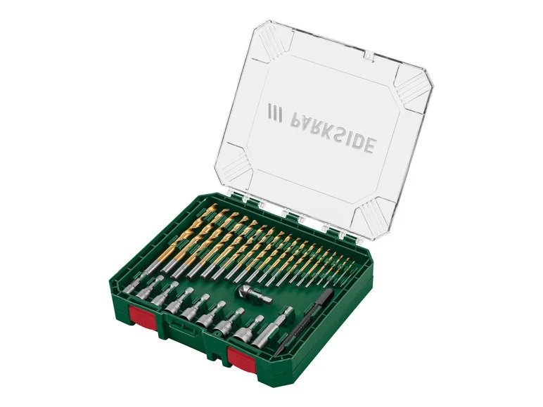 Conjunto de brocas e pontas de chave de fenda PARKSIDE®, 75 peças