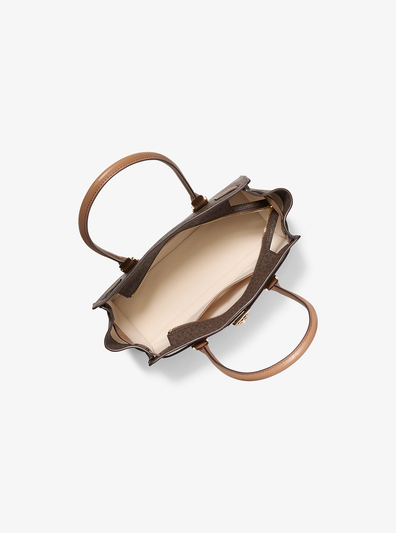 Hamilton Moderne Liten Signature Logo-veske – BRN/ACORN