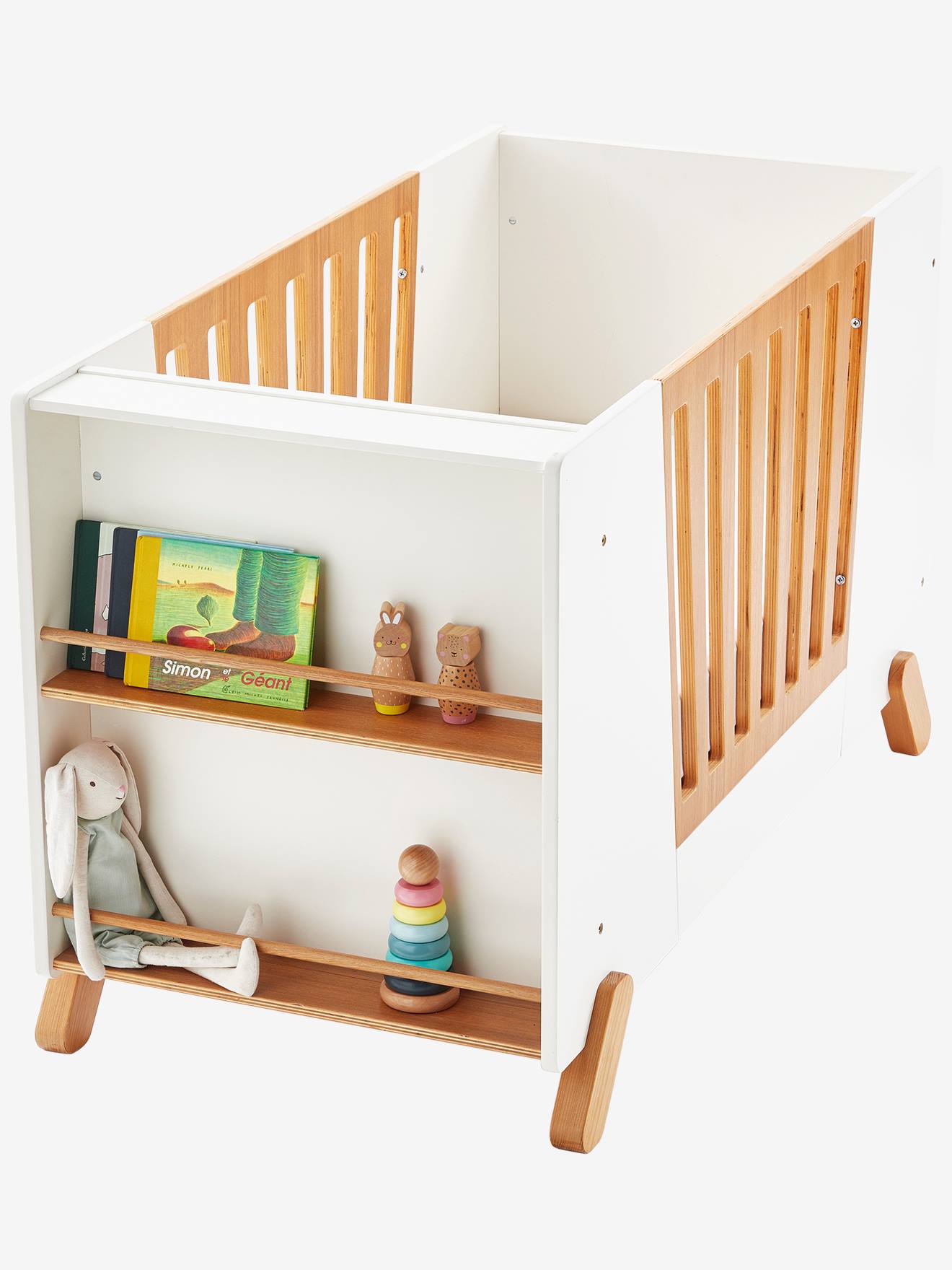 Vertbaudet Babybett PIROUETTE - weiß