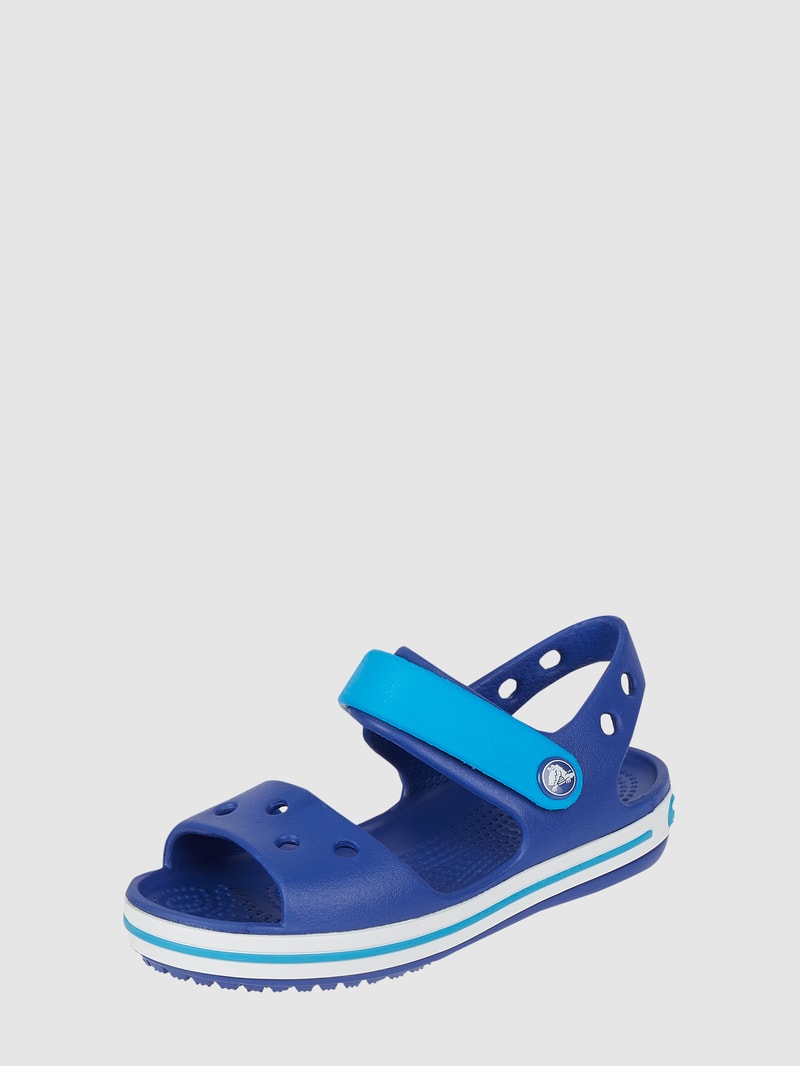 Sandalen mit Label-Detail in blau
