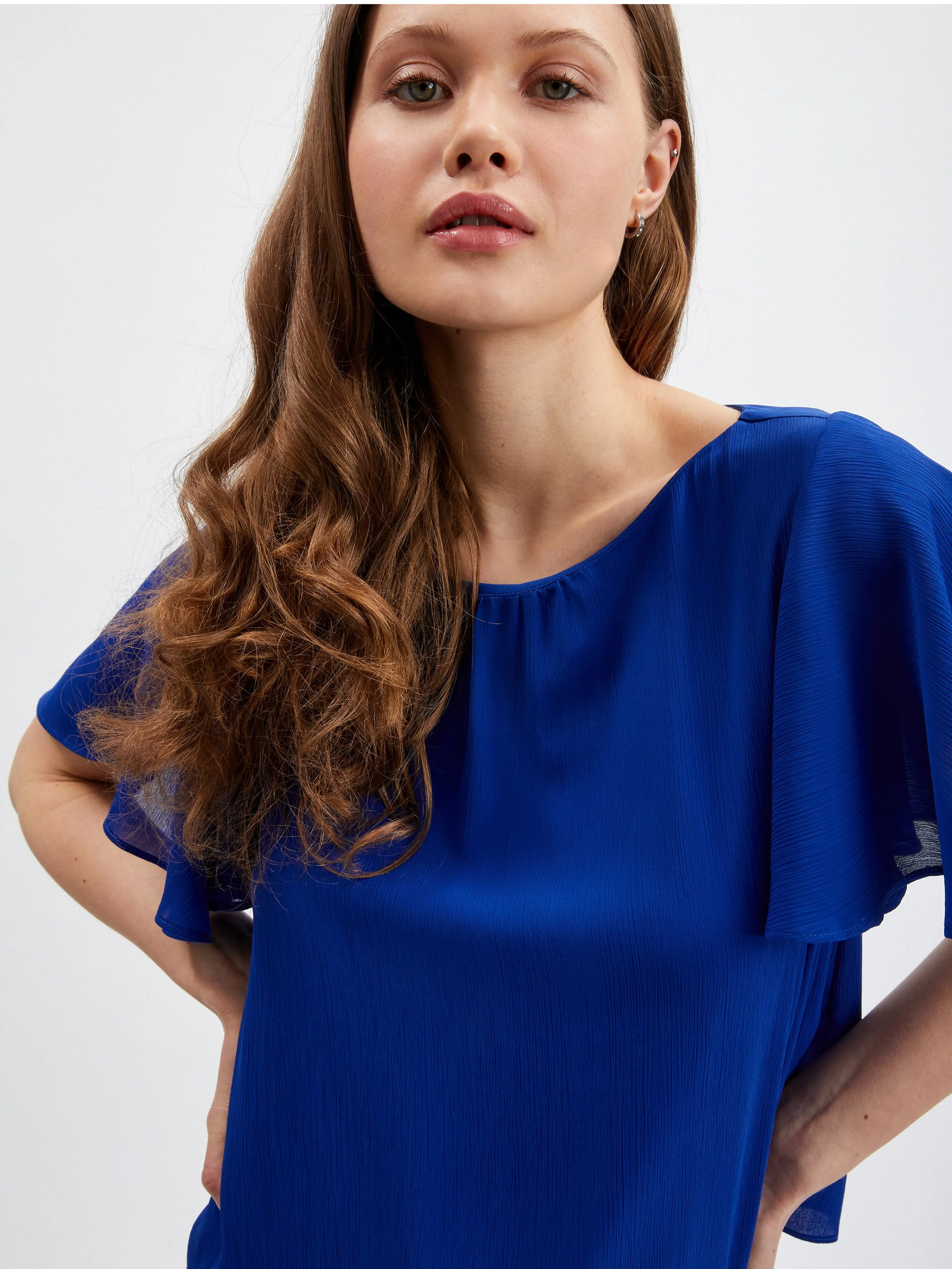 Blaue Damenbluse ORSAY
