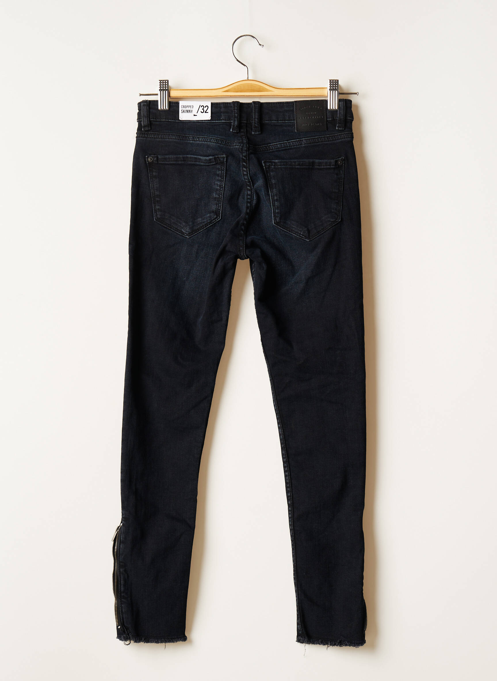 Mango Jeans Skinny Femme couleur bleu