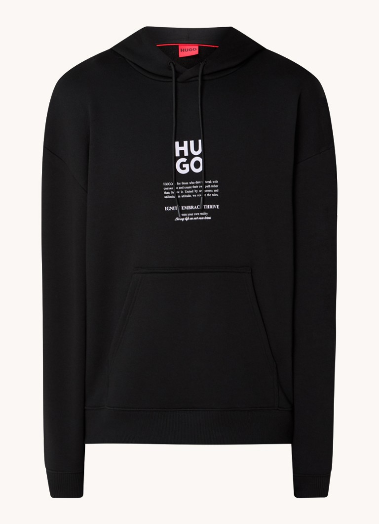 HUGO BOSS Hoodie with logo and back print