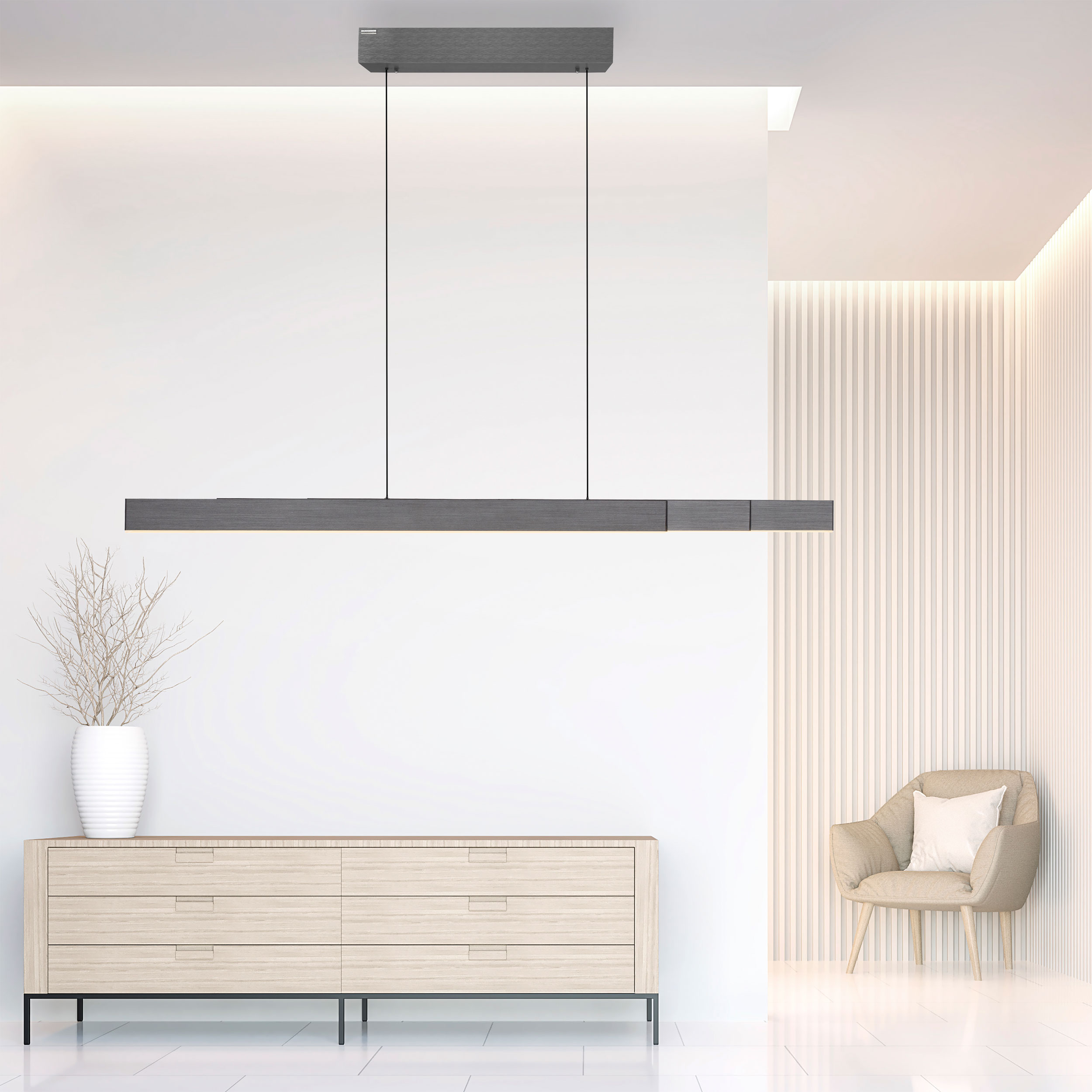 PURELED-Pendelleuchte 3flg