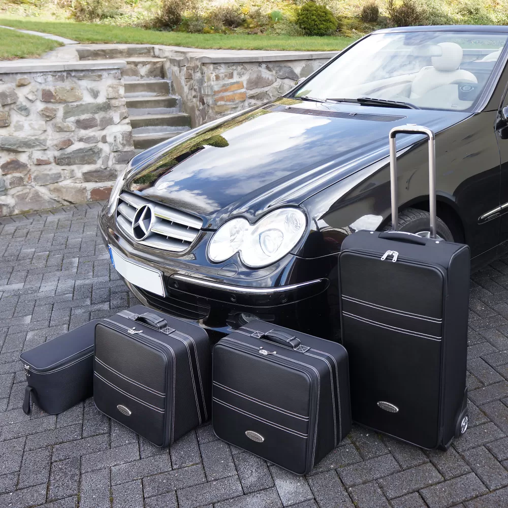 Roadsterbag 4-tlg. Kofferset mit 2 Rollen Mercedes CLK Cabrio (W208\/W209) 142 Liter