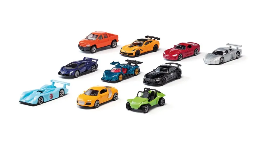 SIKU 0450 - 10er Set Sportwagen