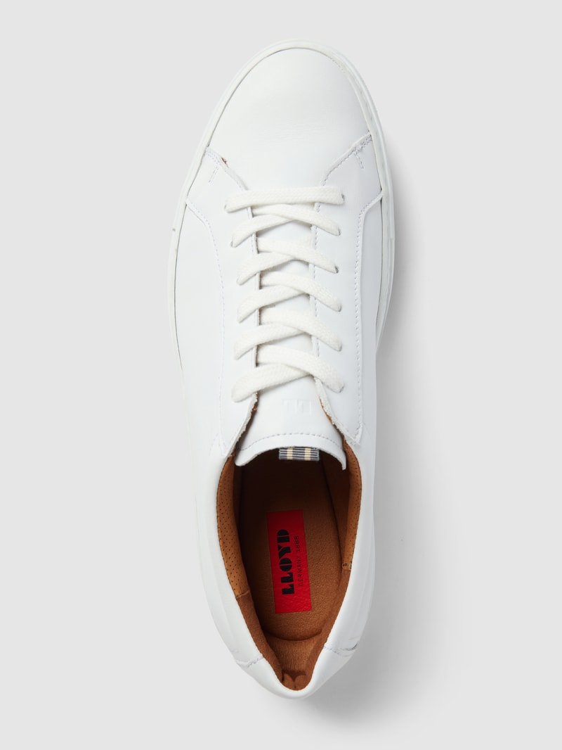 Sneaker aus Leder Modell 'ABEL' in weiß