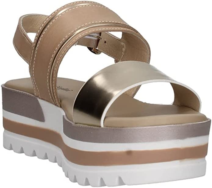 NERO GIARDINI Klassische Sandalen silber
