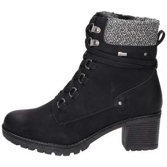 Relife Schnürstiefelette in schwarz