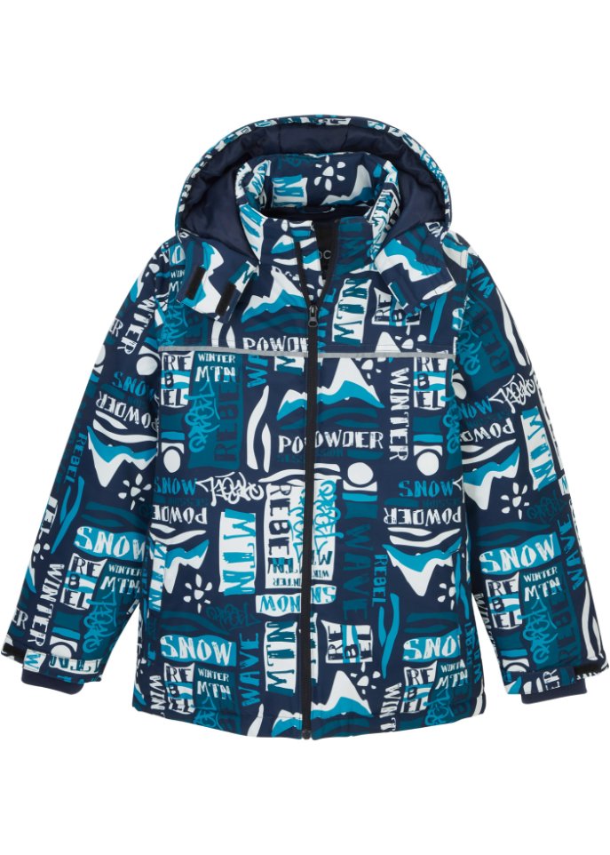 Jungen Skijacke, bunt