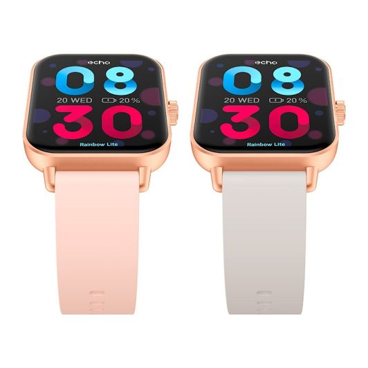 Smartwatch ECHO Rainbow Lite Roze   armband  Grijs