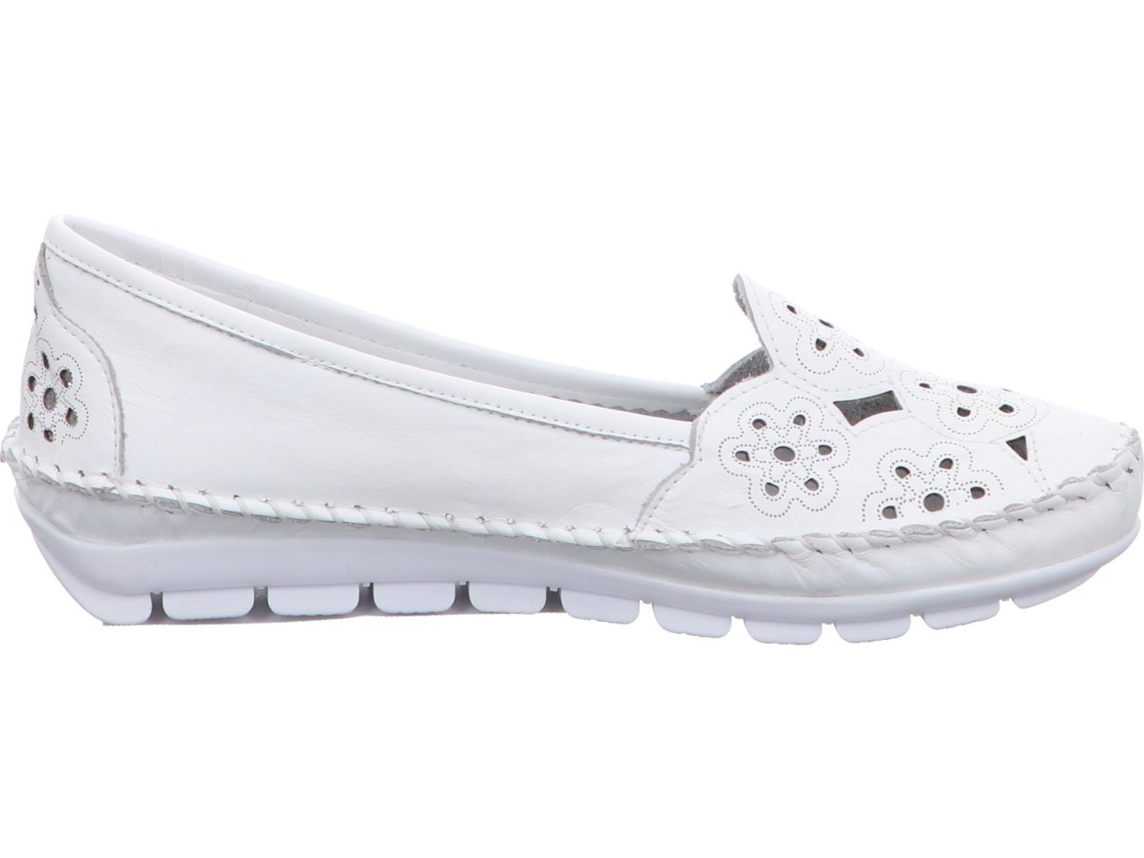 GEMINI Sportliche Slipper weiss