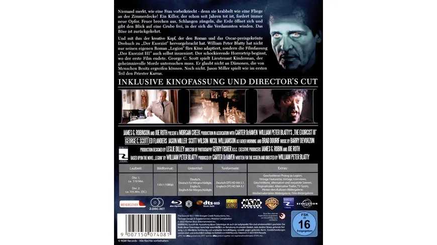 Der Exorzist 3 - Special Edition  [2 BRs]