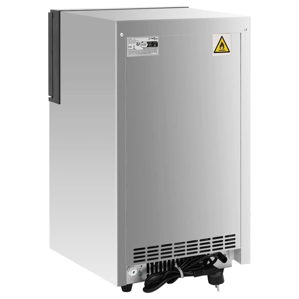 vidaXL Eiswürfelmaschine Eiswürfelmaschine Silbern 45 kg / 24 h