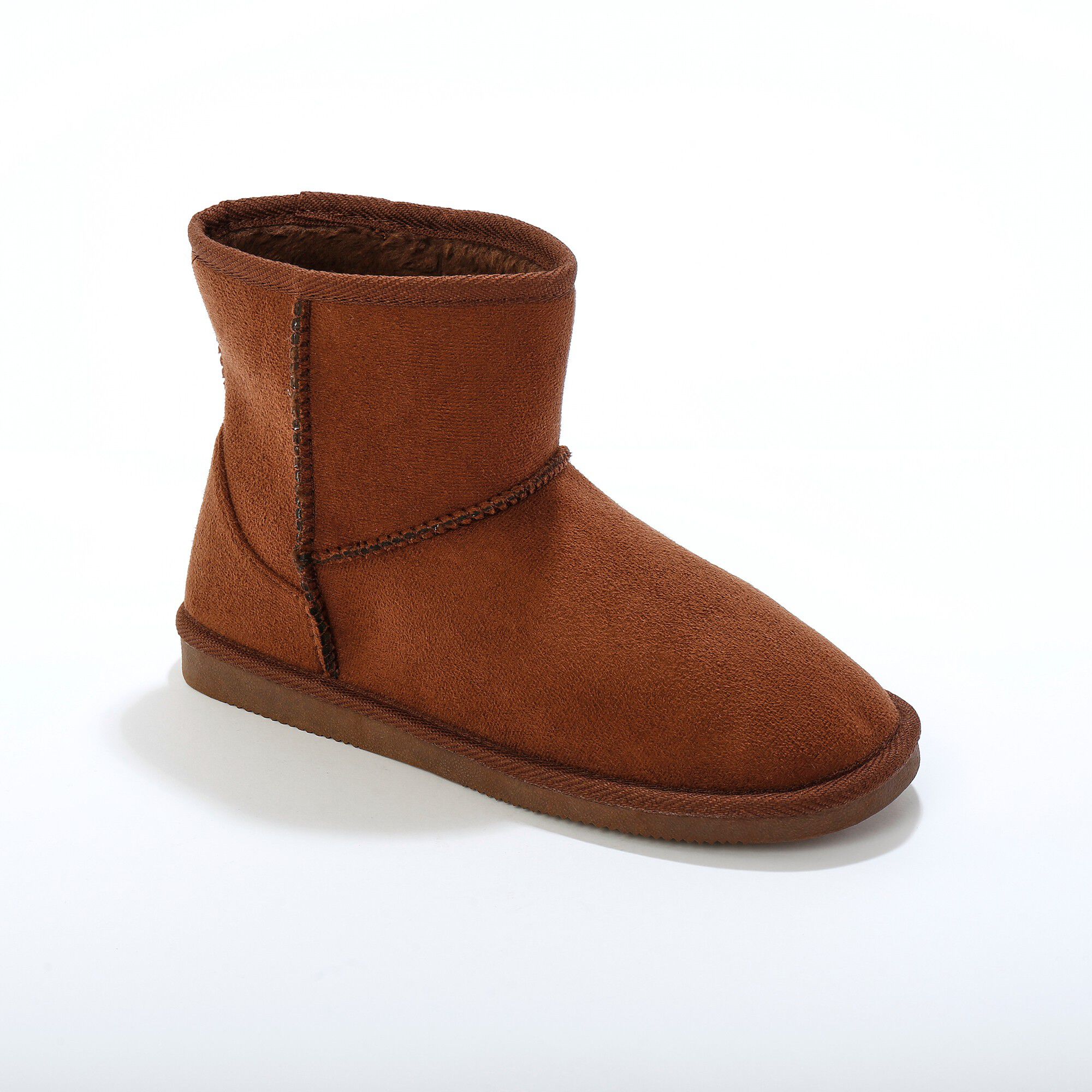 Bottes fourrées plates