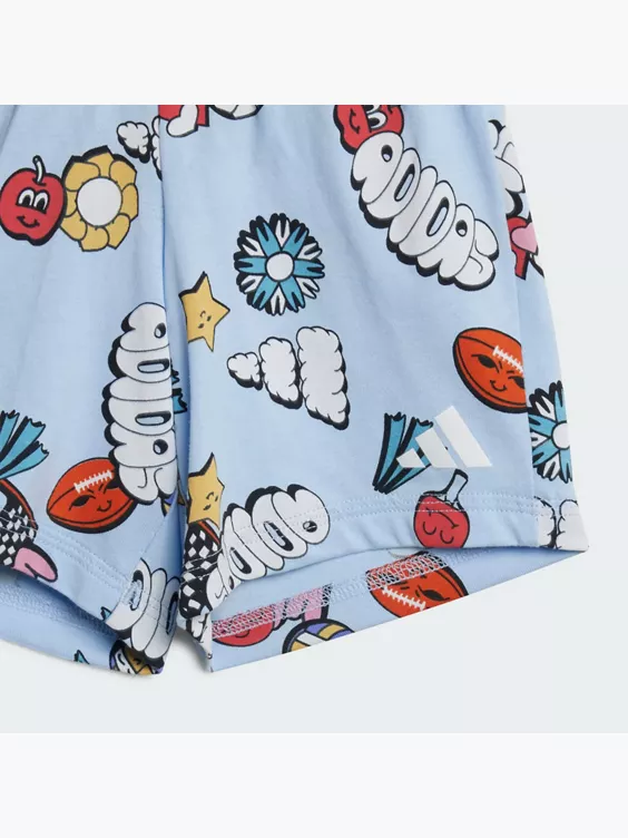 adidas Seasonal Essentials Fun Allover Print Kids Set