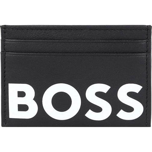BOSS Big BL Kreditkartenetui RFID Schutz Leder 10 cm